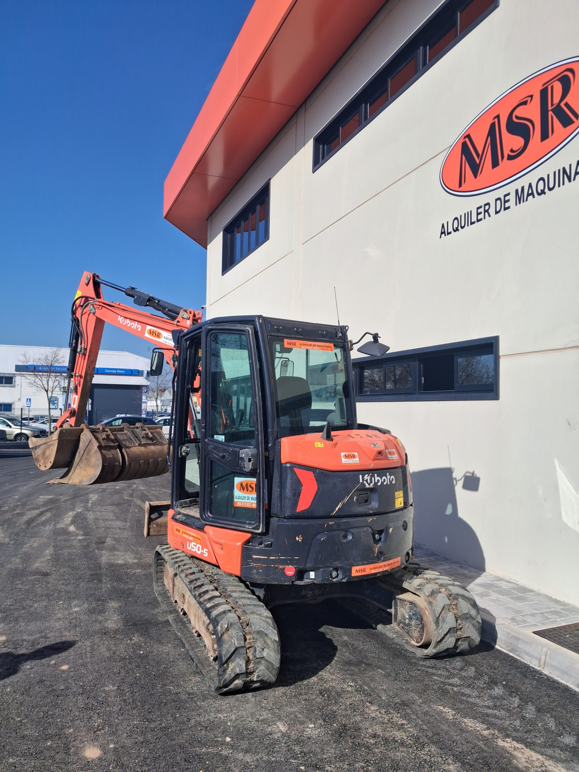 Mini excavadora Oruga KUBOTA U50-5📅2022 - Imagen 8