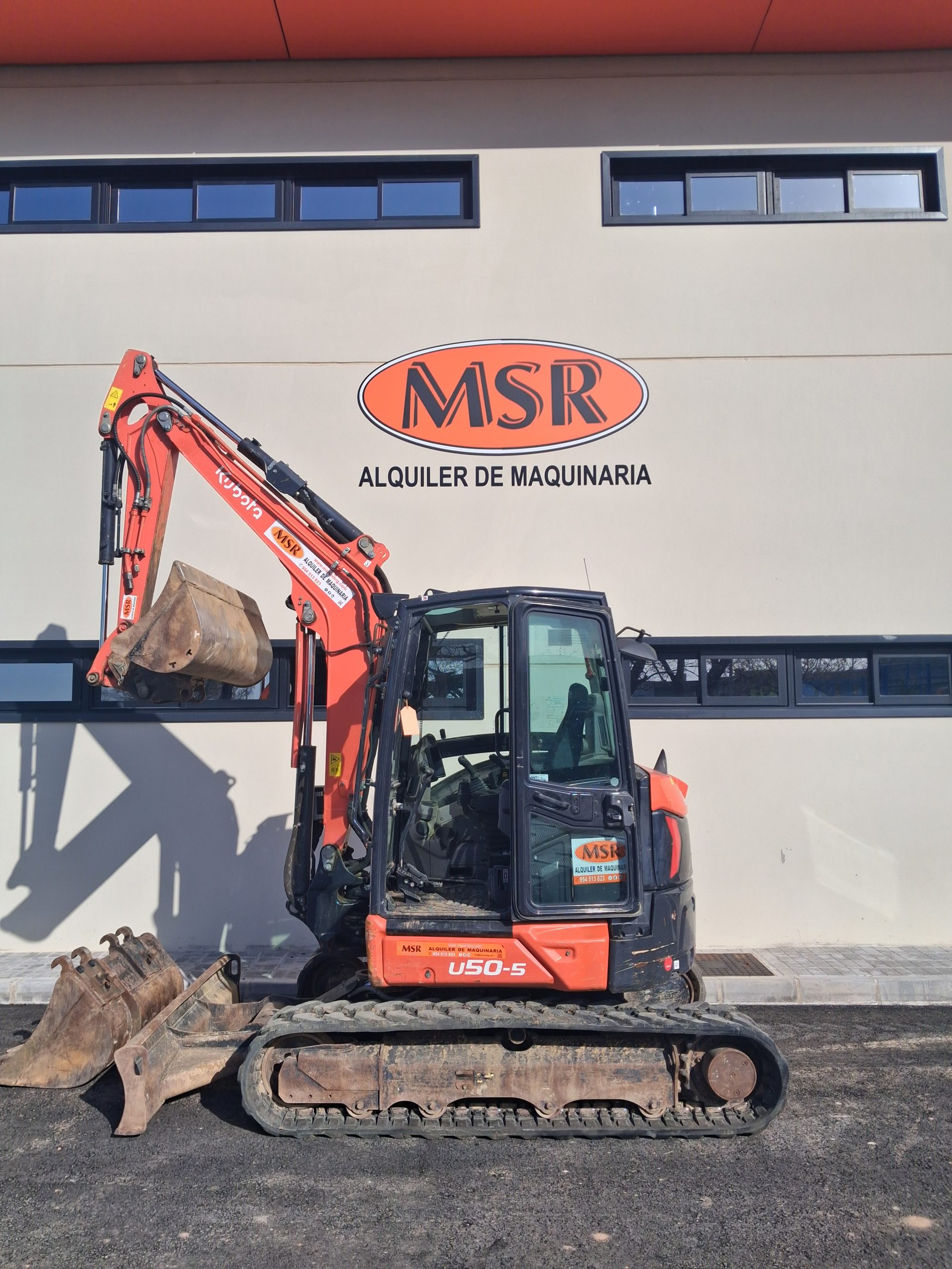 Mini excavadora Oruga KUBOTA U50-5📅2022 - Imagen 4