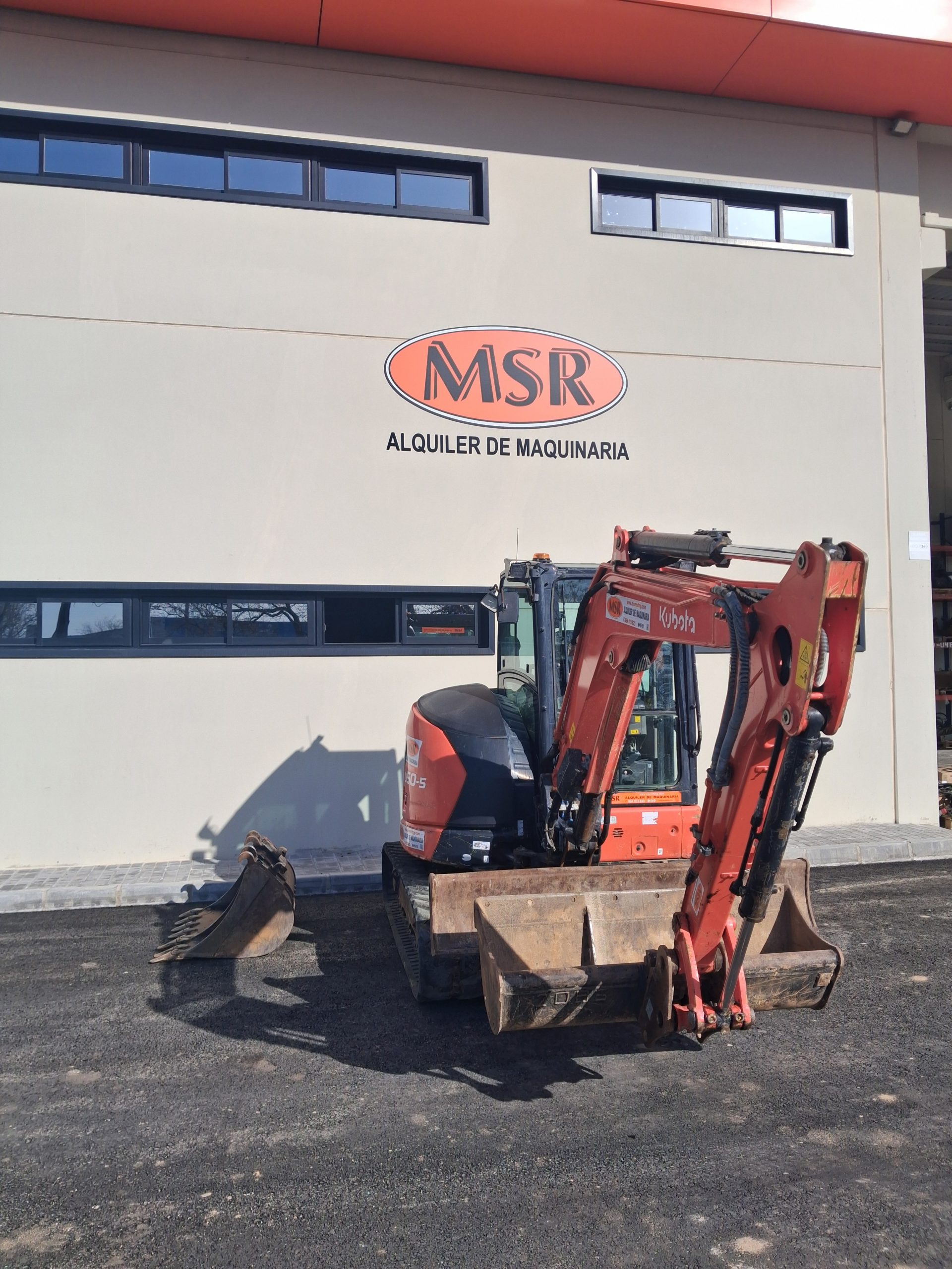 Mini excavadora Oruga KUBOTA U50-5📅2022 - Imagen 5