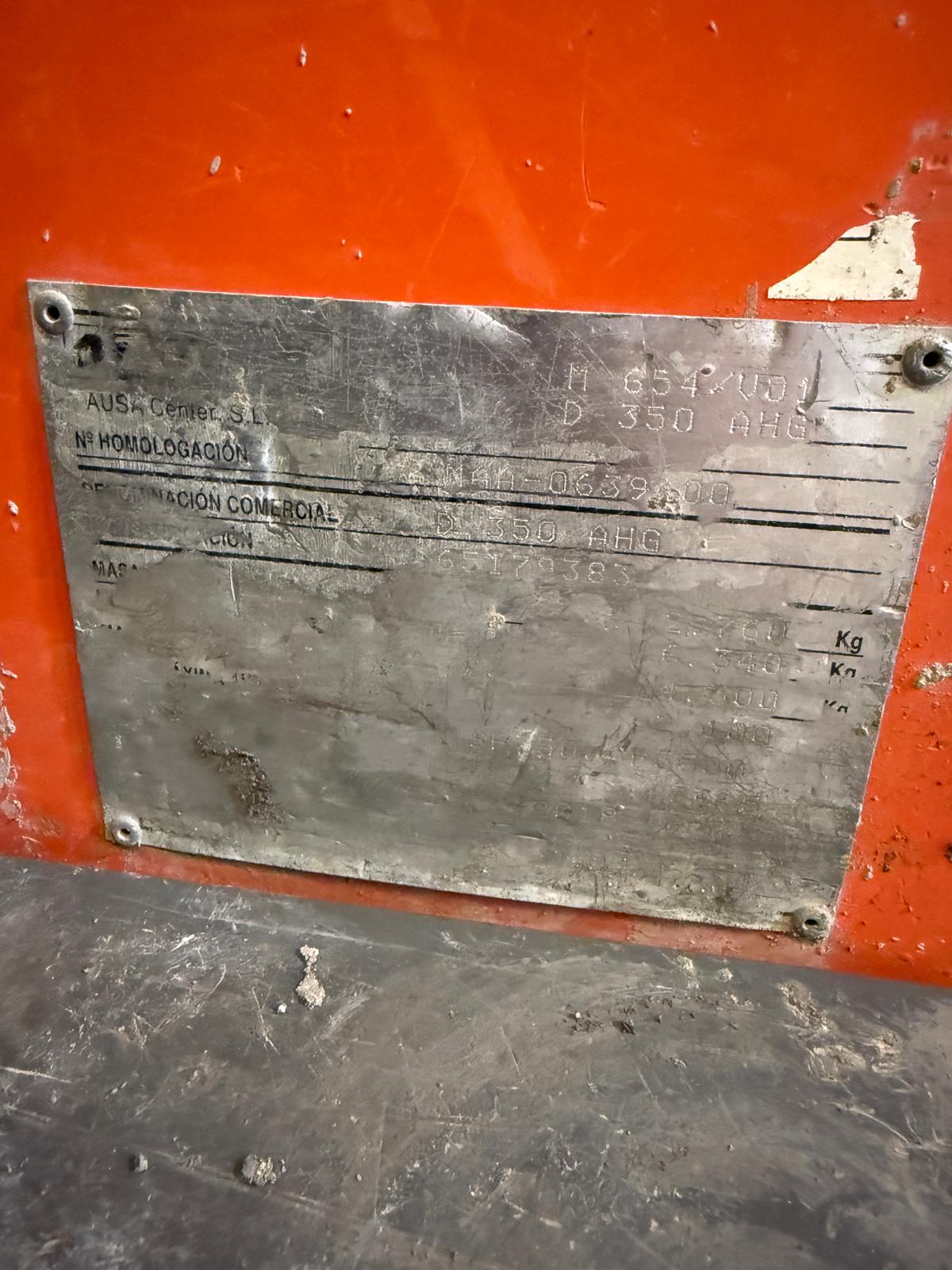 DUMPER GIRATORIO AUSA D350AHG 📅2018 - Imagen 4