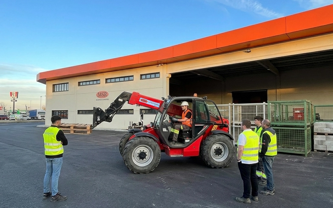 Foto Curso operador manipuladores telescopicos en sevilla MSR Alquiler