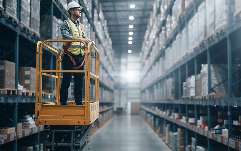 Foto Operador de PEMP MSR alquiler de maquinaria sevilla